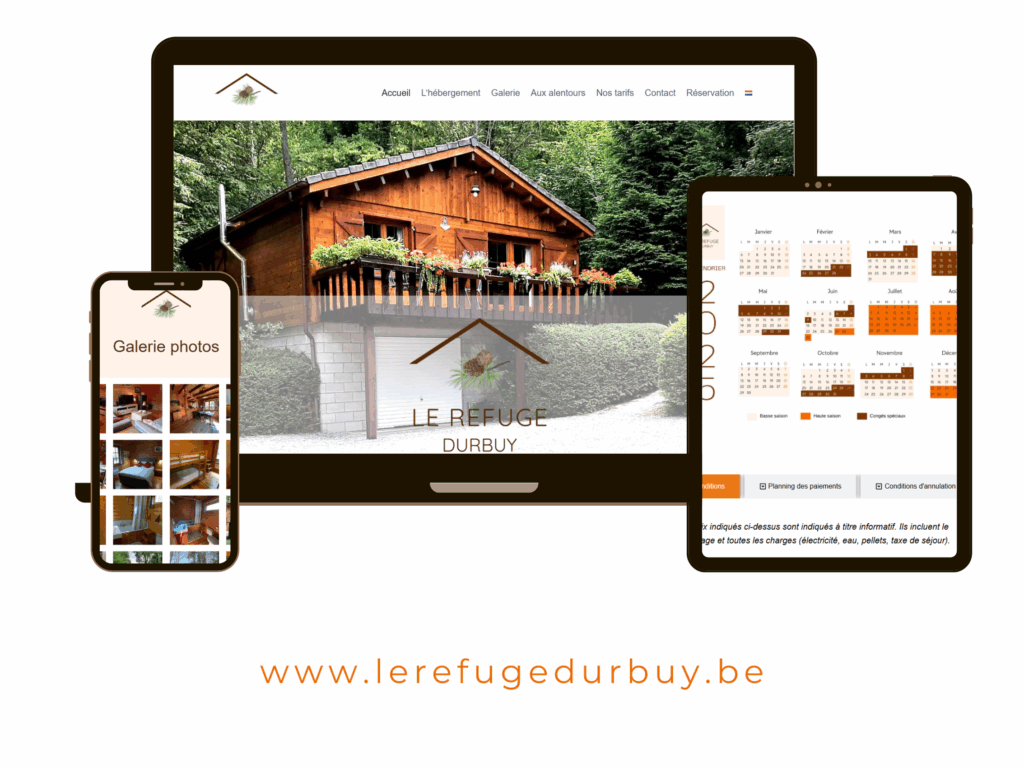 moodboard-site internet-le-refuge-durbuy